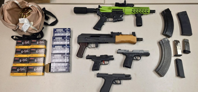 Three Arrested After Kern County Sheriff’s Deputies Reportedly Find Illegal Weapons in Vehicle