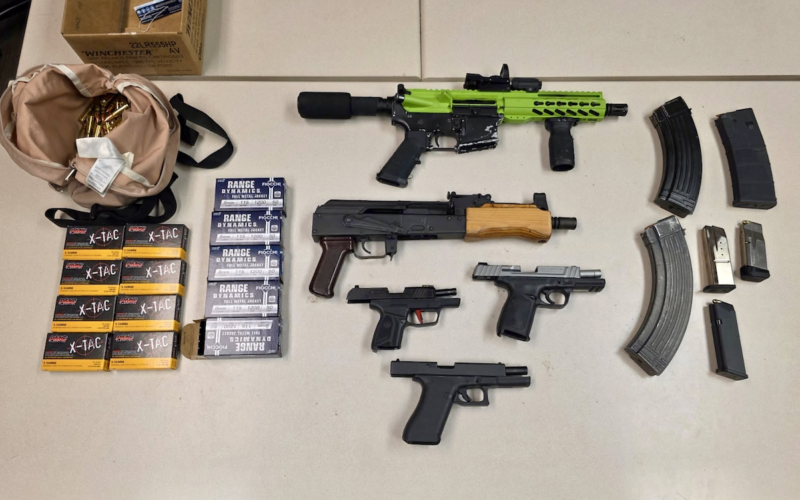 Three Arrested After Kern County Sheriff’s Deputies Reportedly Find Illegal Weapons in Vehicle