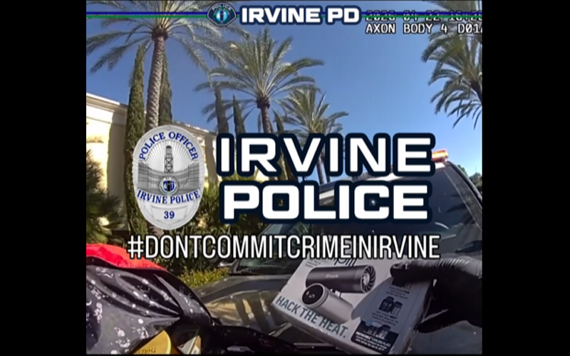 Mission Viejo Man Arrested for Grand Theft After Shoplifting and Foot Pursuit at Irvine Spectrum