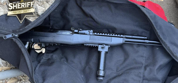 Monterey County Detectives Seize Unlawful Assault Rifle Following Probationer Traffic Stop
