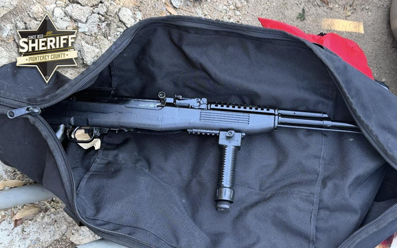 Monterey County Detectives Seize Unlawful Assault Rifle Following Probationer Traffic Stop