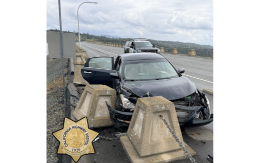 California Highway Patrol Responds to DUI Collision on Oroville Dam
