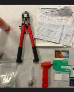 evidence - courtesy of napa pd