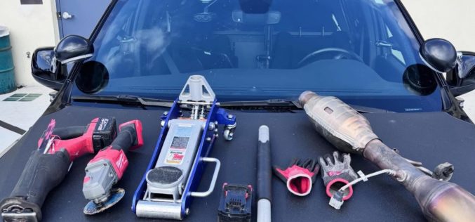 Two Arrested for Catalytic Converter Theft in Early Morning Search