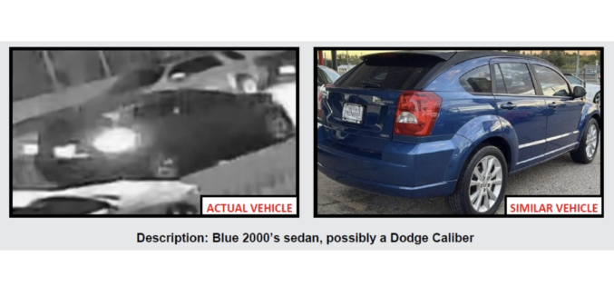 LASD Identifies Suspect Vehicle in Fatal January 2025 Los Angeles Shooting