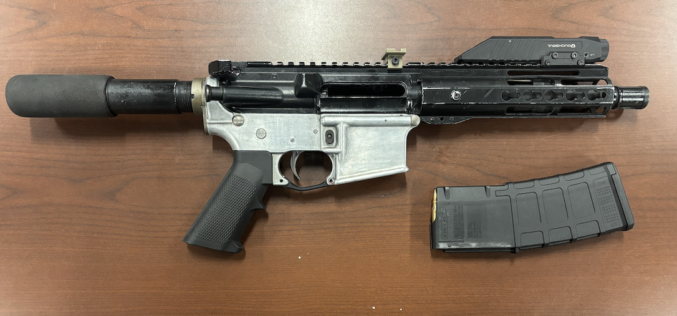 Madera Police Allegedly Find Loaded AR-Style Handgun During Traffic Stop; Two Arrested