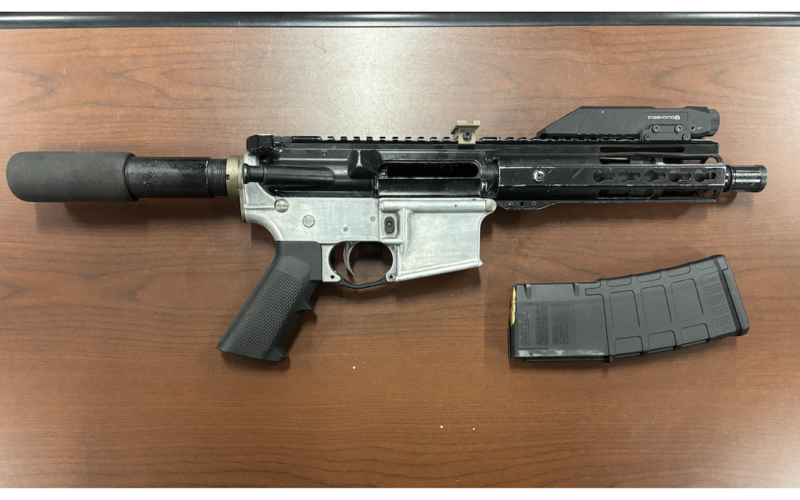Madera Police Allegedly Find Loaded AR-Style Handgun During Traffic Stop; Two Arrested