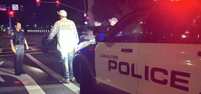 Los Altos Police Arrest Motorist for Suspected DUI