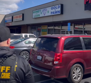 still image from video - pawn shop - courtesy of sacramento county sheriffs office