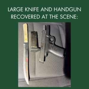Orange County Sheriff - knife and handgun