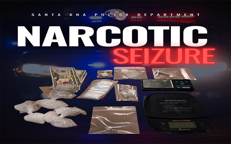 Probation Compliance Check in Santa Ana Results in Narcotics Seizure and Multiple Arrests