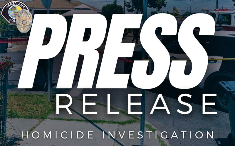 Santa Ana Police Investigate Fatal Shooting on North Daisy Avenue