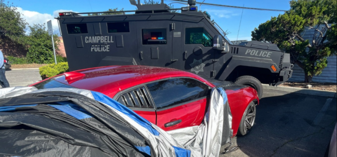 Campbell Police Arrest Suspect on Suspicion of Domestic Battery After Barricade Incident in the White Oaks Area