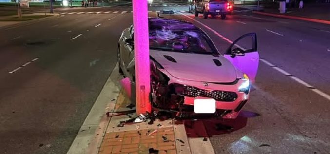 Pursuit Ends in Collision and DUI Arrest Following Foot Chase