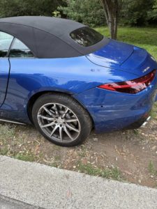 image of vehicle - courtesy of santa cruz chp