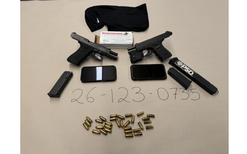San Jose Police Confiscate Loaded Firearms During Traffic Stop