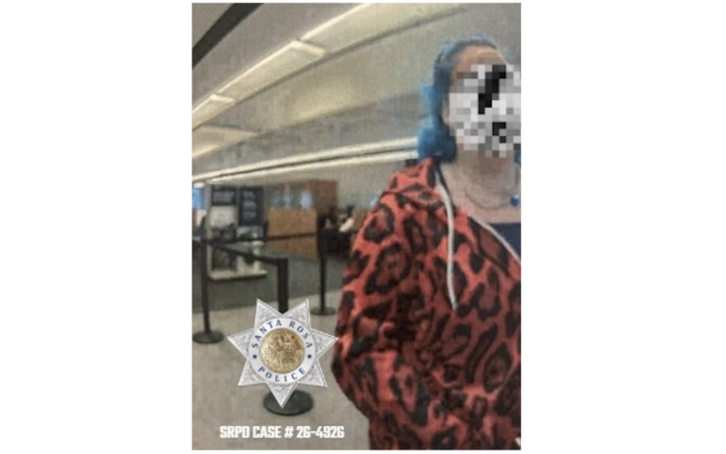 Suspect Arrested in Connection with Robbery at Chase Bank in Santa Rosa