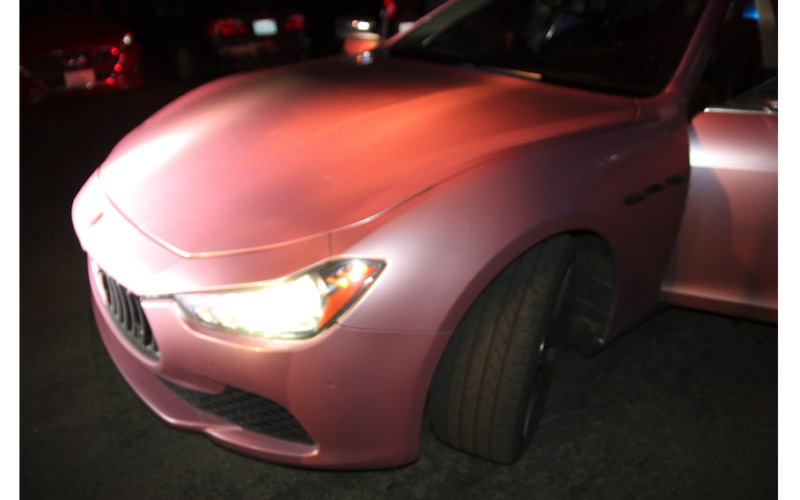 Stockton Man Arrested after Allegedly Trying to Flee Law Enforcement in Pink Maserati