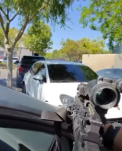 still image from video - courtesy of irvine police department