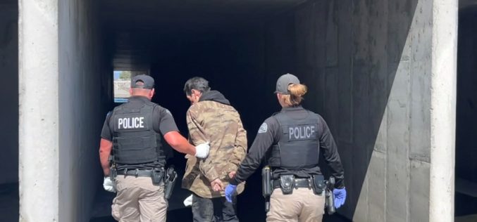 Homeless Task Force Arrests Individual with Outstanding Warrants in Flood Channel