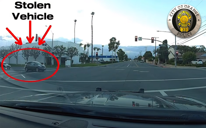 Orange Police Utilize License Plate Reader Technology to Recover Stolen Vehicle and Arrest Two Suspects