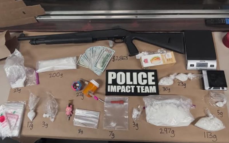 Palm Springs Police Department IMPACT Team Seizes Narcotics and Firearm During Felony Arrest