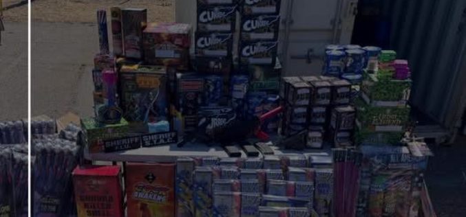 Search Warrant Leads to Seizure of 500 Pounds of Illegal Fireworks and Three Firearms In Modesto