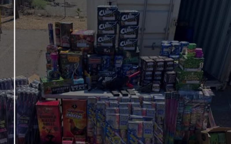 Search Warrant Leads to Seizure of 500 Pounds of Illegal Fireworks and Three Firearms In Modesto