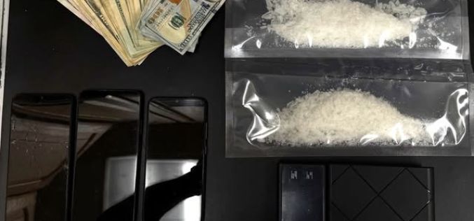 Traffic Enforcement Stop Results in Methamphetamine Seizure and Arrest