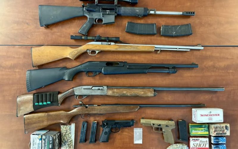 MET Team Search Warrants Results in Seizure of Firearms and Over 3,000 Marijuana Plants
