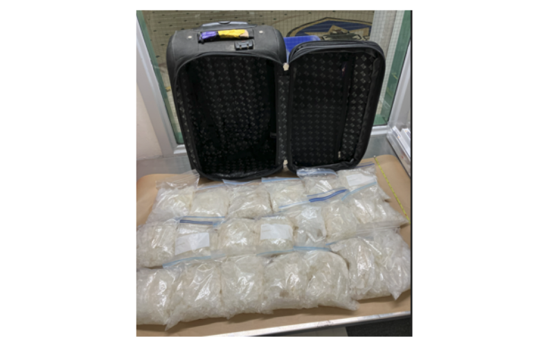 Redwood City Police Reportedly Arrest Two Suspects and Seize 23 Pounds of Meth During Enforcement Stop