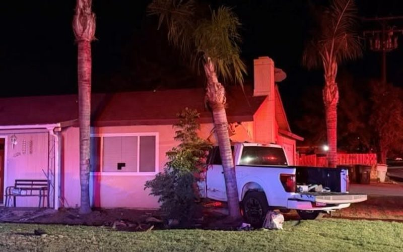 Driver Arrested for DUI Following Crash into House in Visalia