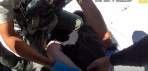suspect in custody - axon body cam still image - courtesy of desert hot springs police department