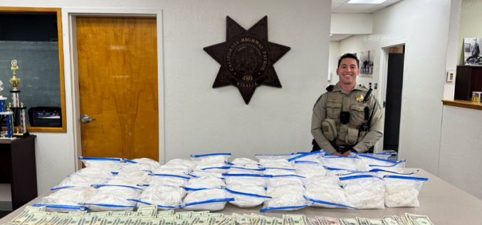 Routine Traffic Stop Leads to Large Methamphetamine Seizure near Visalia