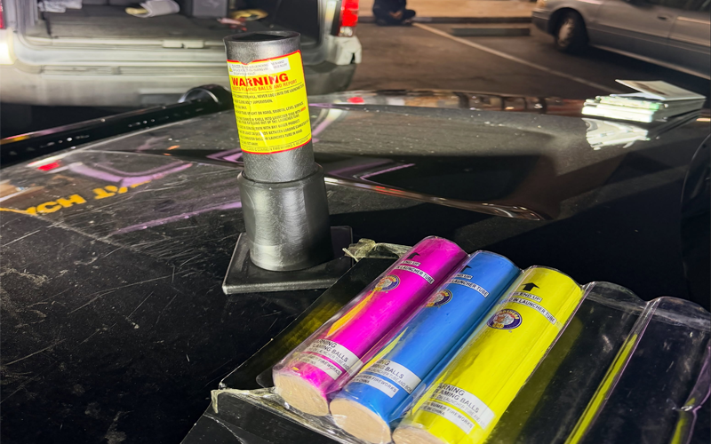 Police Confiscate Illegal Fireworks and Cite Driver During Fourth of July Enforcement Traffic Stop