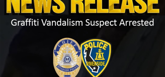 Moreno Valley Resident Arrested for Felony Vandalism After Search Warrant Seizes Graffiti Evidence