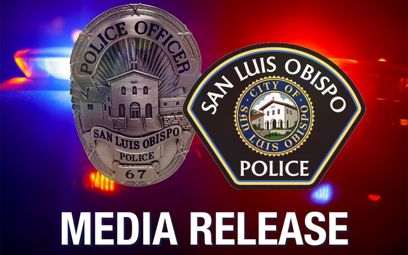 San Luis Obispo Police Arrest Parolee for Felony Elder Abuse and Robbery