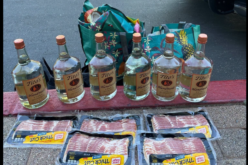 The Vodka & Bacon Bandit Caught in the Act of Stealing