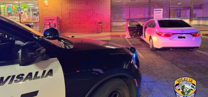 Two Arrested in Visalia Following Stolen Vehicle Recovery and Surveillance