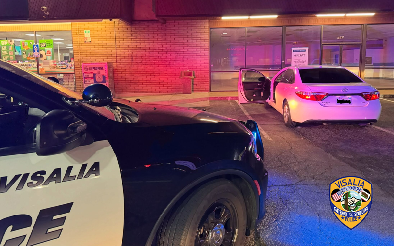Two Arrested in Visalia Following Stolen Vehicle Recovery and Surveillance