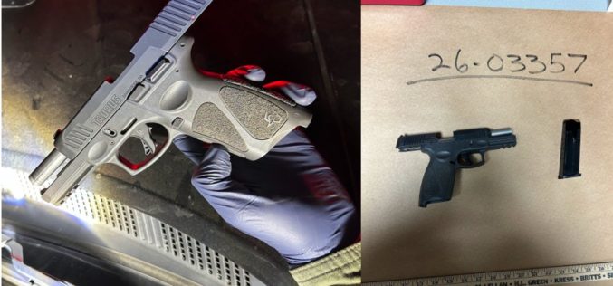 Highway 101 Traffic Stop Leads to Firearm Arrest