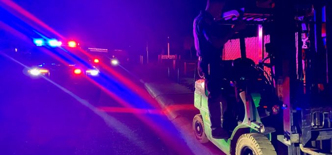 Woodland Police Arrest Two Juveniles Following Stolen Forklift Vandalism Incident