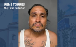Fullerton Police - Rene Torres mugshot