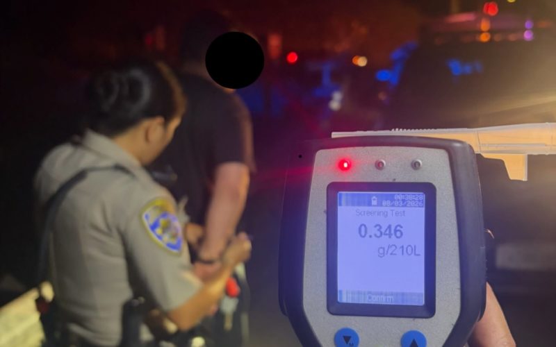 CHP Modesto Officers Arrest Impaired Driver Traveling 40 MPH on Interstate 5