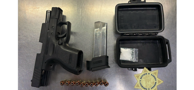 Man Wanted on Two Warrants Allegedly Caught with Stolen Gun, Narcotics in Sonoma County