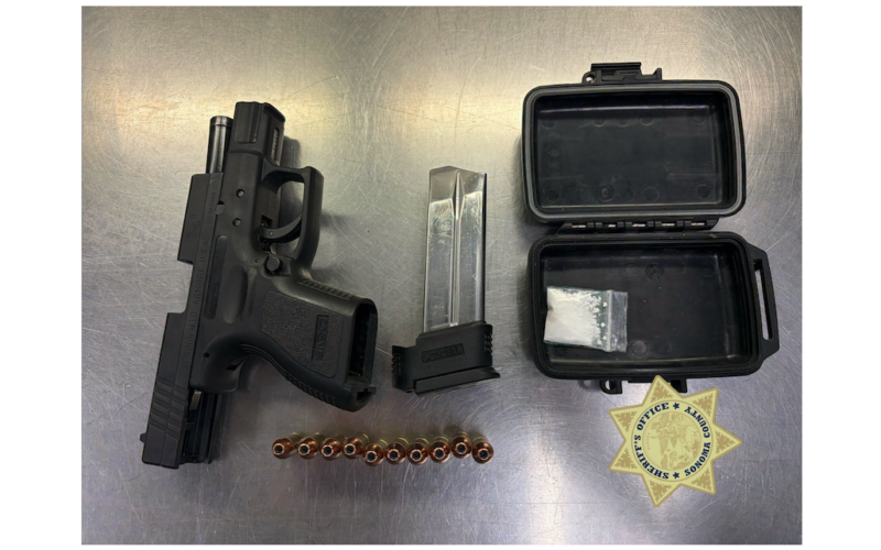 Man Wanted on Two Warrants Allegedly Caught with Stolen Gun, Narcotics in Sonoma County