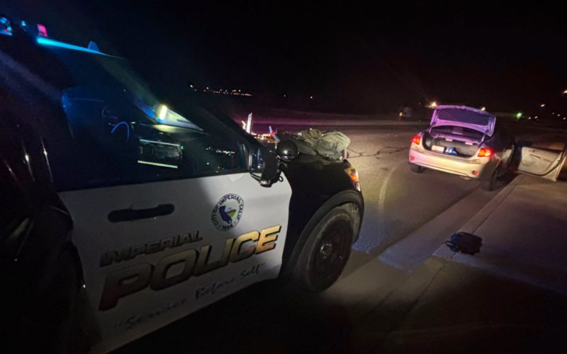 El Centro K-9 Unit Assists Imperial Police in Drug Arrest