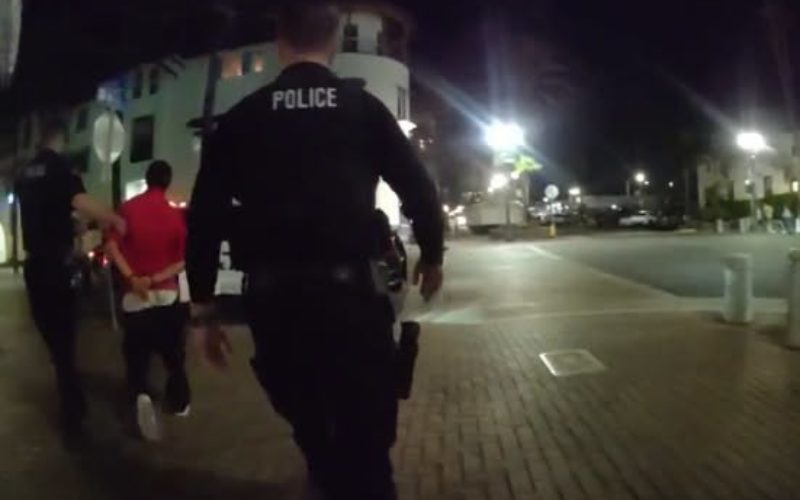 Downtown Patrol Unit Detains Suspect for Disturbance and False Identification
