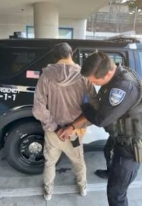 suspect in custody - courtesy of marina police department