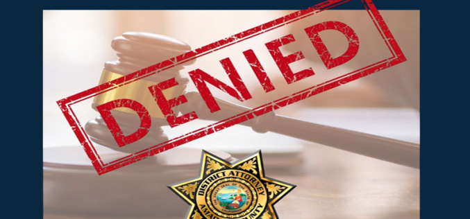 District Attorney’s Office Successfully Opposes Early Parole for Three Inmates